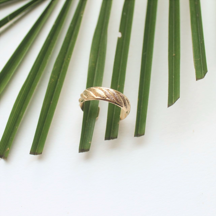 Braided Cigar Band Ring