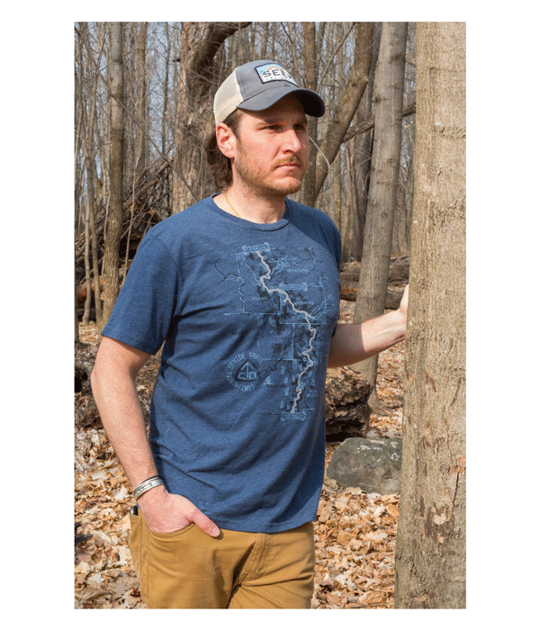 Men's/Unisex Continental Divide Trail - Trail Map T-shirt