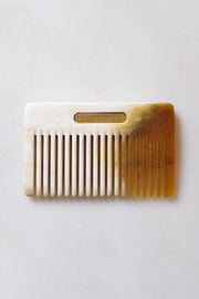 Chai Buffalo Horn Pocket-Sized Hair / Beard Comb