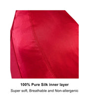 Passion Red - Lace Cotton & Silk Bralette
