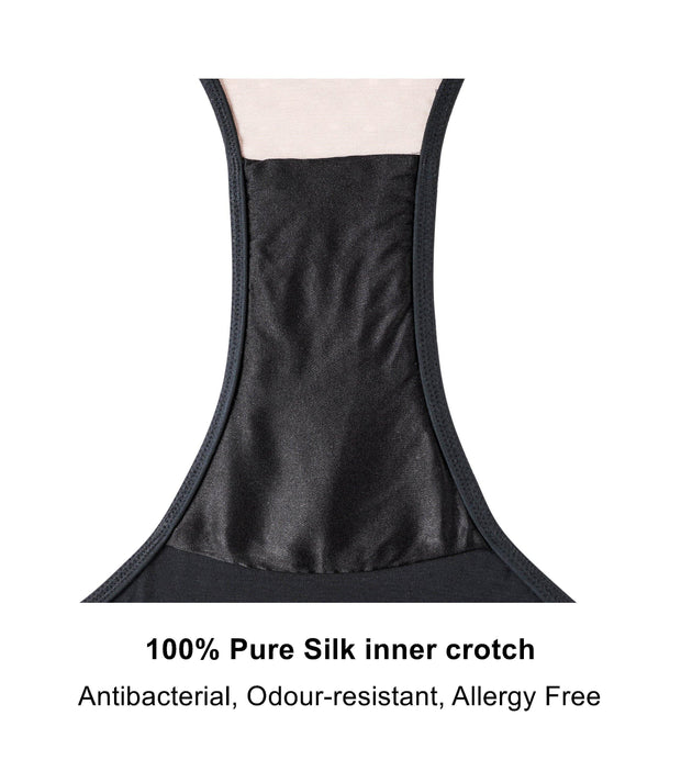 100% Cotton and Silk Brief Panty - Debbie