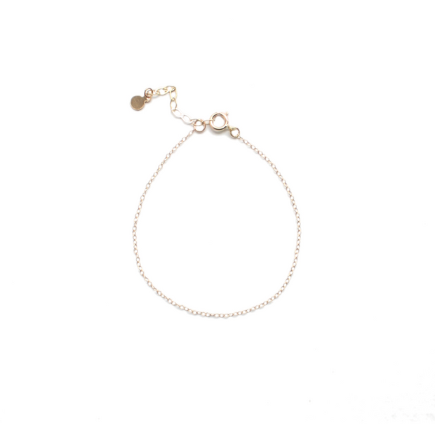 Cable Chain Bracelet - 14KT Gold