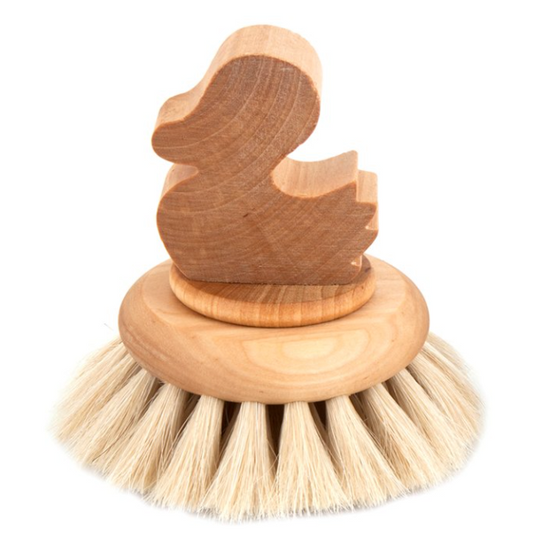 Bath Brush with Knob, Duck, or Crown