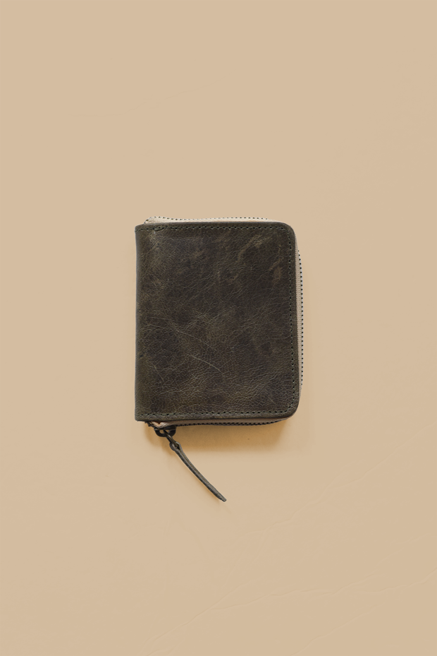 LIMITED EDITION: Compact Zipper Wallet in Forest