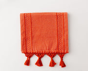 Oaxacan Coral Handwoven Table Runner