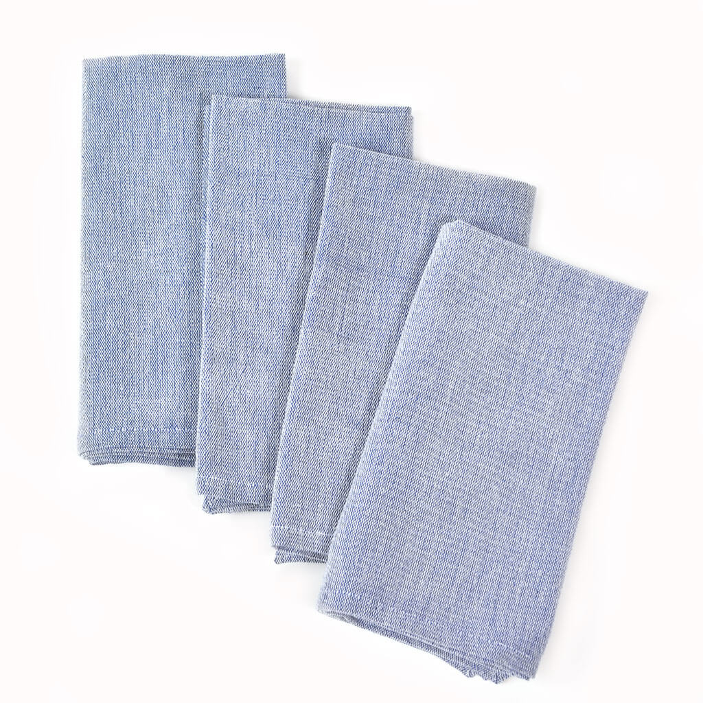 Luncheon Napkins | Heathered Blue