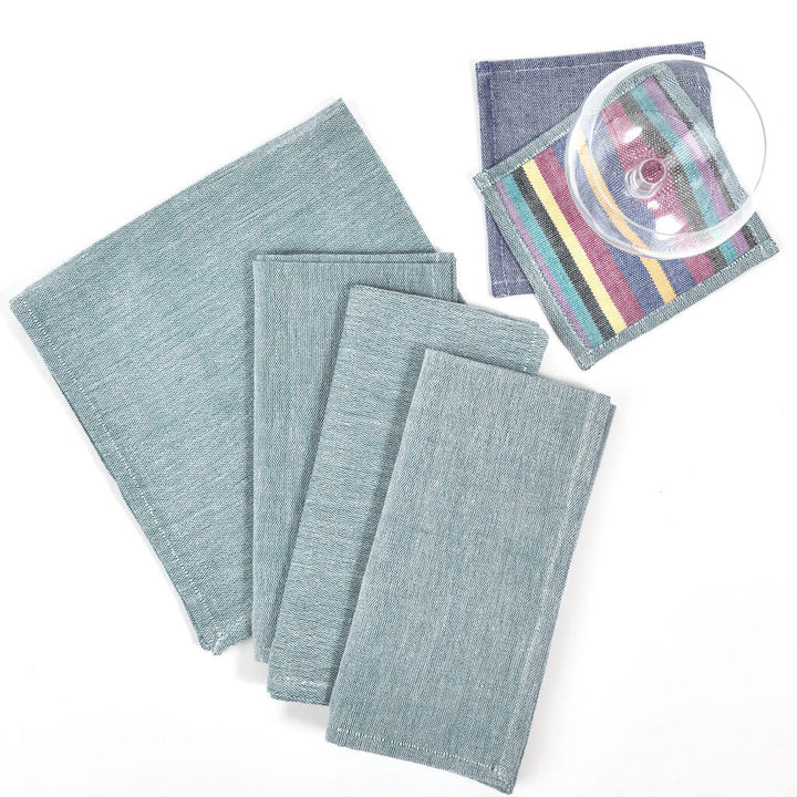 Luncheon Napkins | Heathered Green