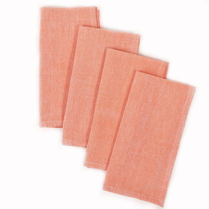 Luncheon Napkins | Heathered Orange