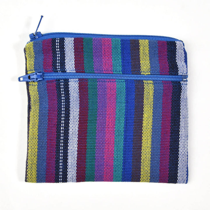 Change Purse | Cobalt Stripes