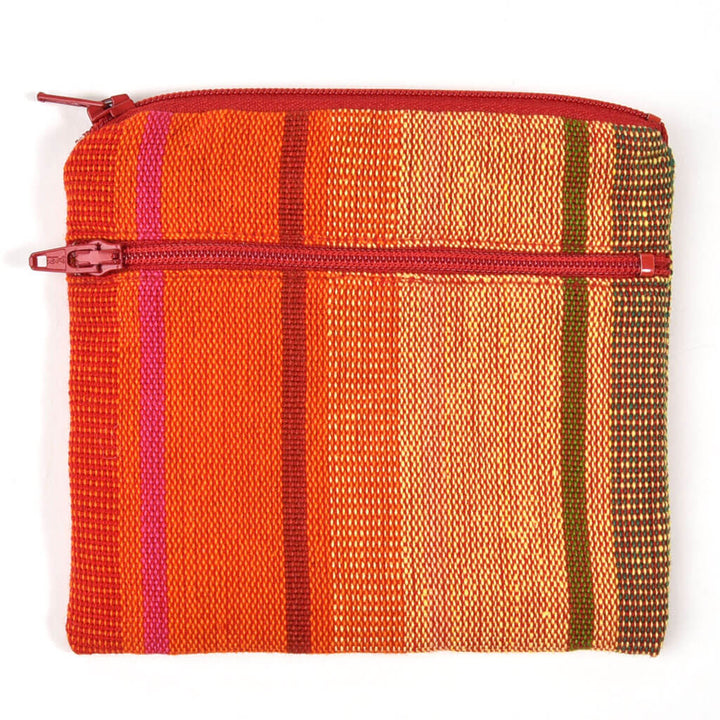 Change Purse | Rainbow Red Stripes