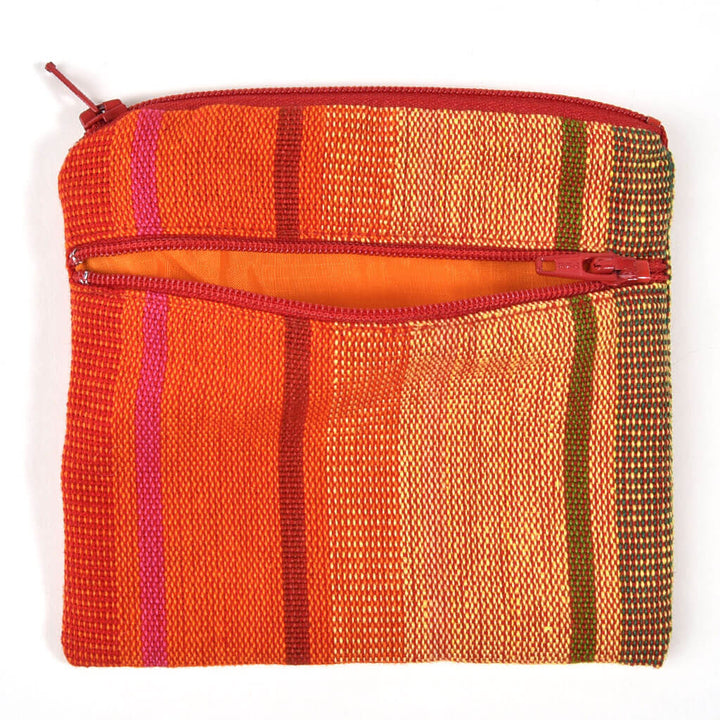 Change Purse | Rainbow Red Stripes