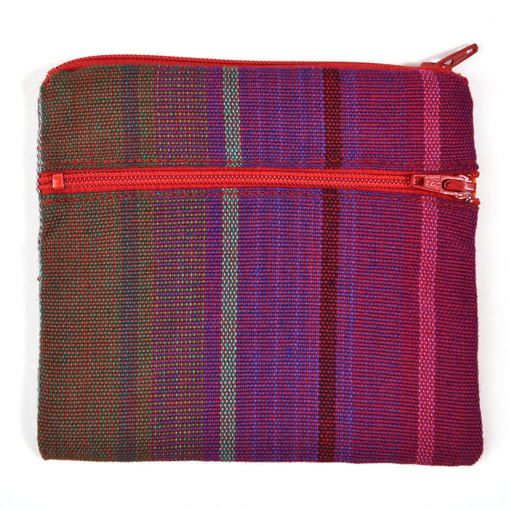 Change Purse | Rainbow Blue Stripes