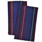 Hache Dish Towels Red White & Blue Stripes on Blue