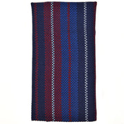Hache Dish Towels Red White & Blue Stripes on Blue