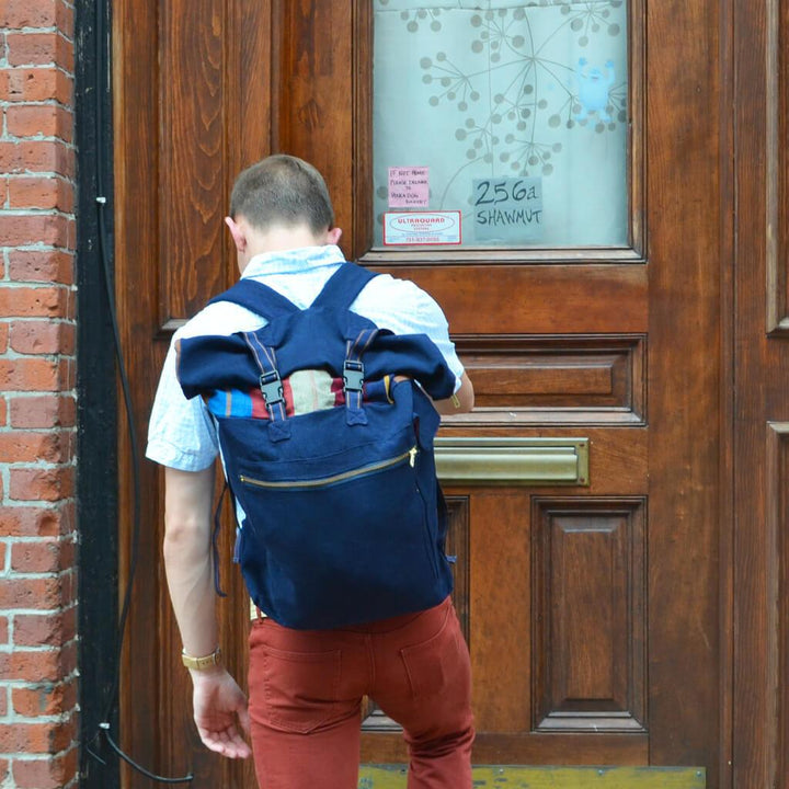 Rolltop Backpack | Indigo Blue