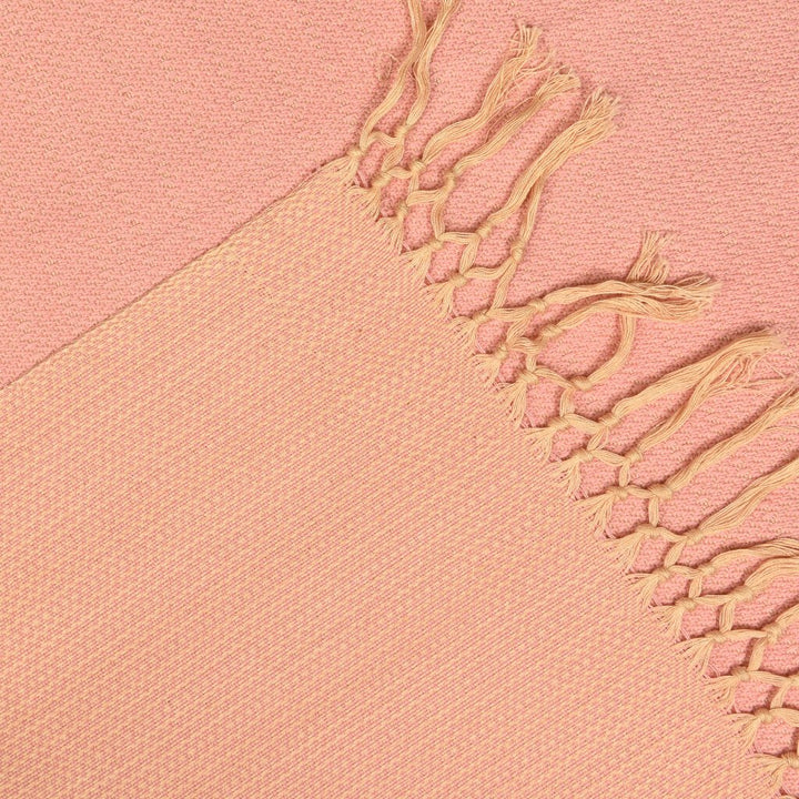 Soft & Neutral Shawl | Champagne & Pink