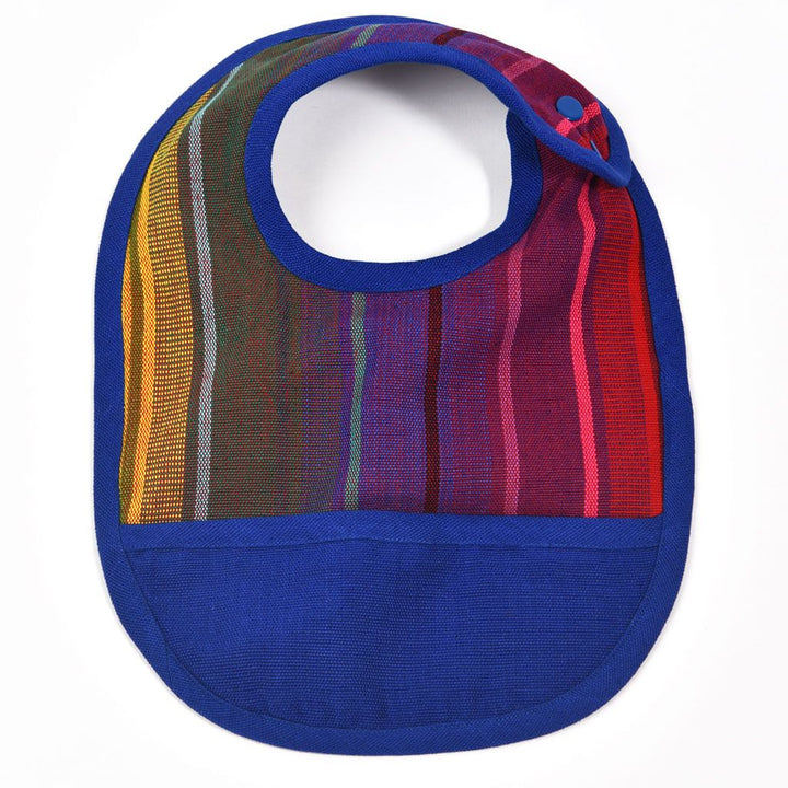 Baby Bibs | Blue Rainbow Stripe