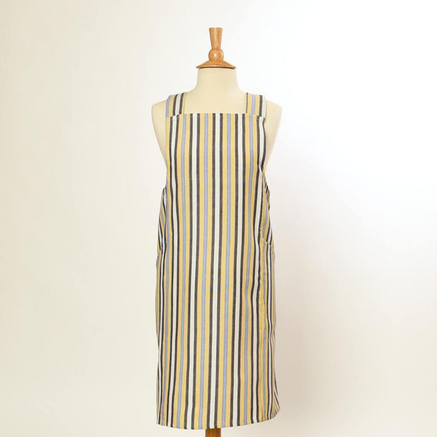Crossback Apron | Country French Stripes