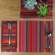 Striped Placemats | Berry Jubilee