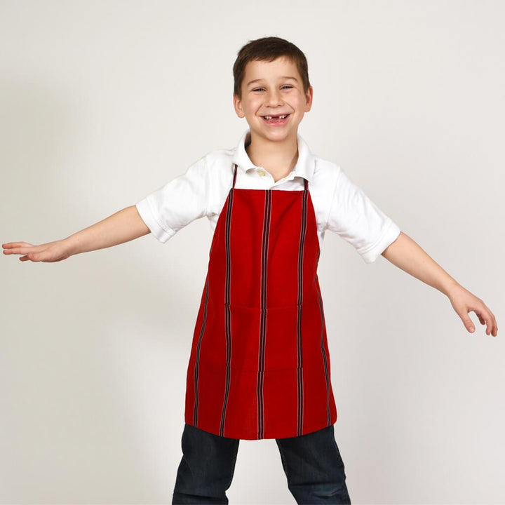 Children's Apron Cajola Red Stripes