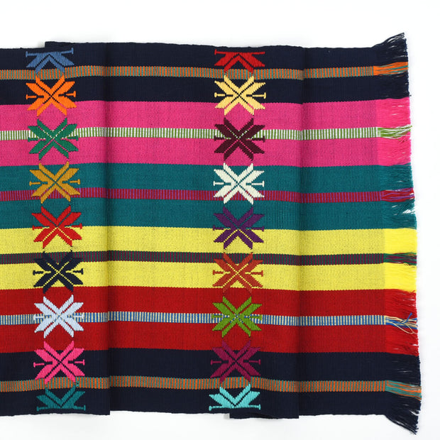 Guatemala Hand Woven Celebration Placemat Set | Nautical Flags