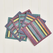 Coasters | Evening Heather Stripes and Solids with Optional Gift Bag