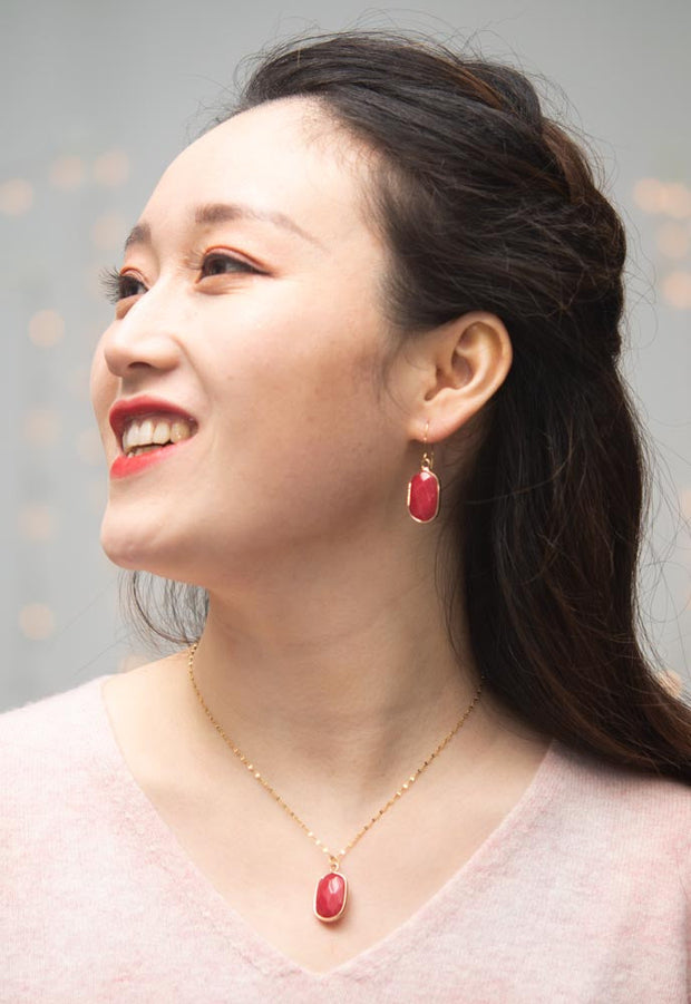 Berry and Bright Earrings
