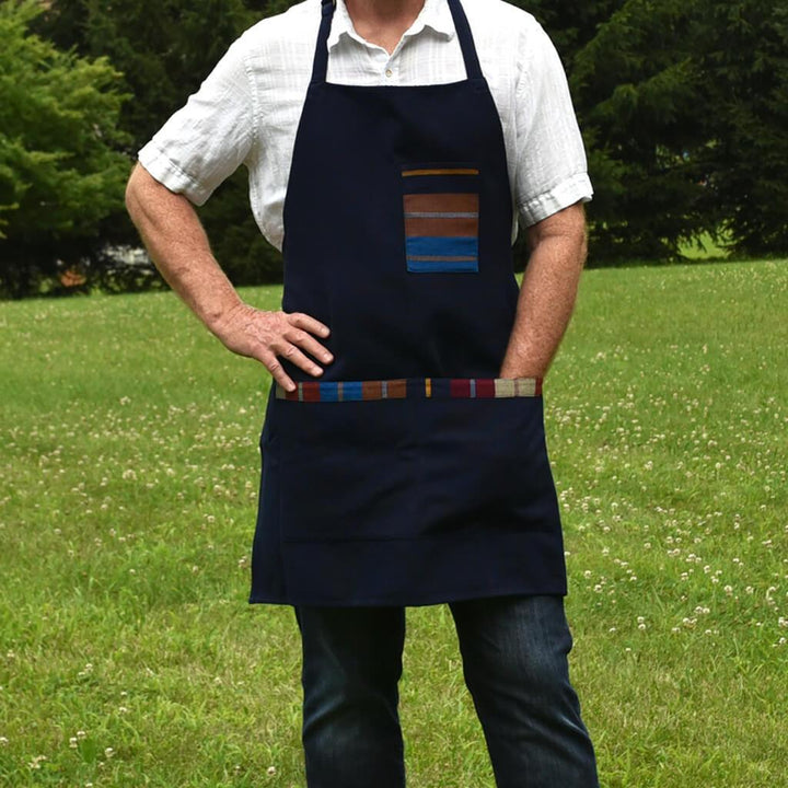 Utility Apron | Navy Blue Canvas