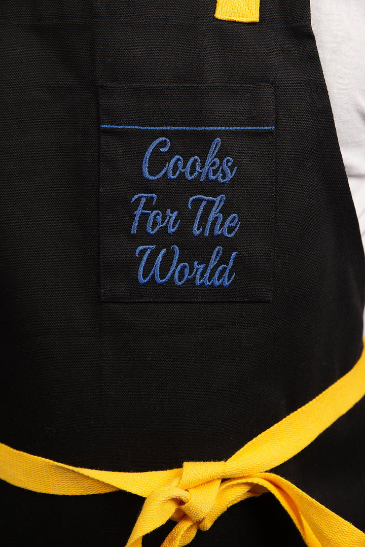 Cooks For The World Apron - Provides 100 Meals + $5 Donation to World Central Kitchen