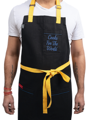 Cooks For The World Apron - Provides 100 Meals + $5 Donation to World Central Kitchen