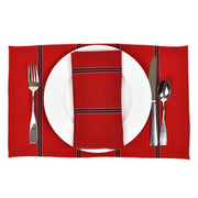 Striped Placemats | Cajola Red Stripe