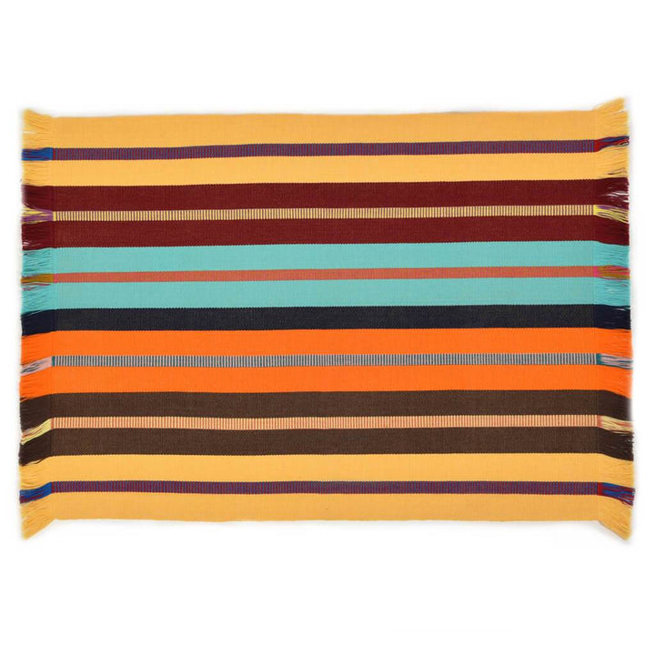 Backstrap Stripe Placemats | Apricot