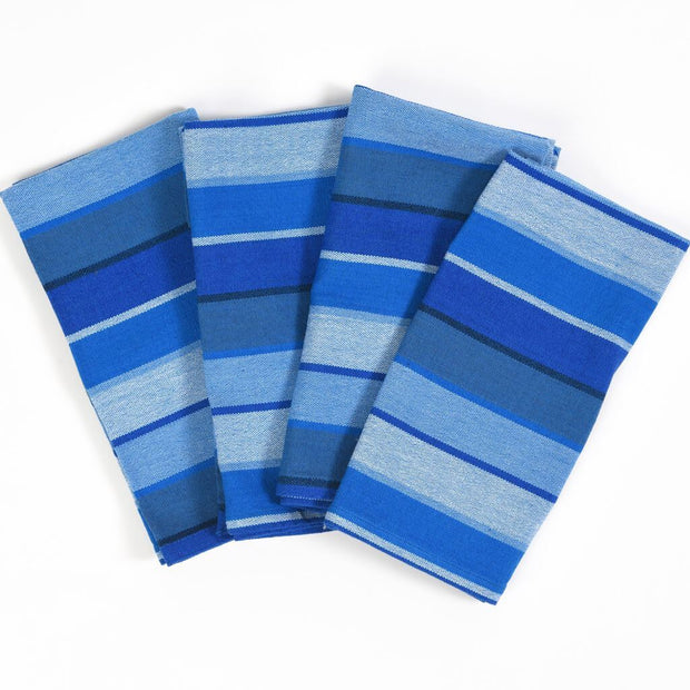 Table napkins Stormy Blues Stripes