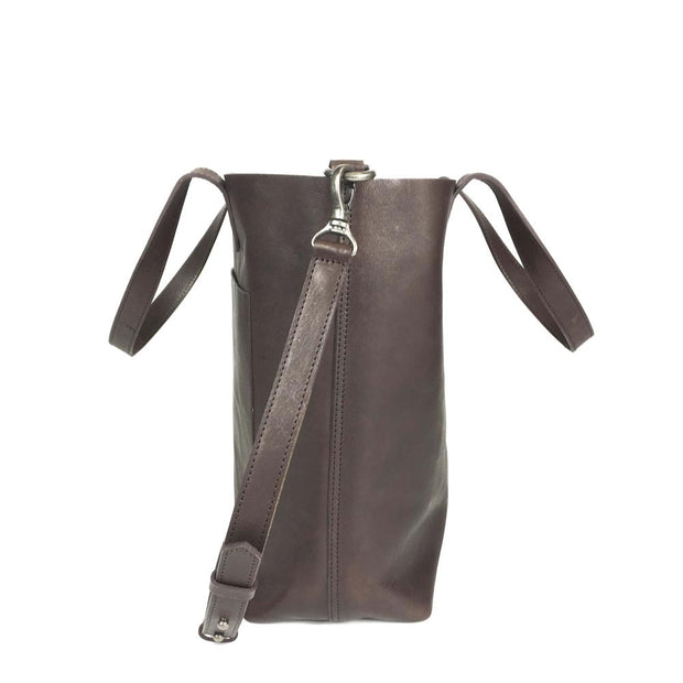 DAY TOTE LEATHER MEDIUM BROWN