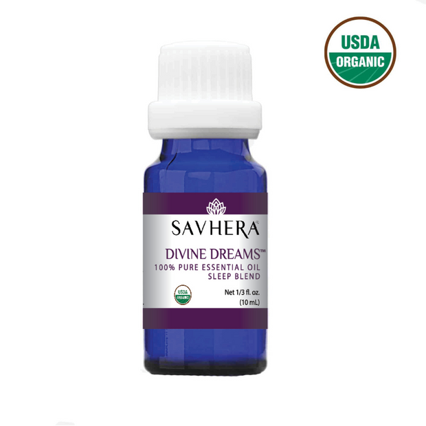 Organic "Divine Dreams" Sleep + Relax Essential Oil Blend