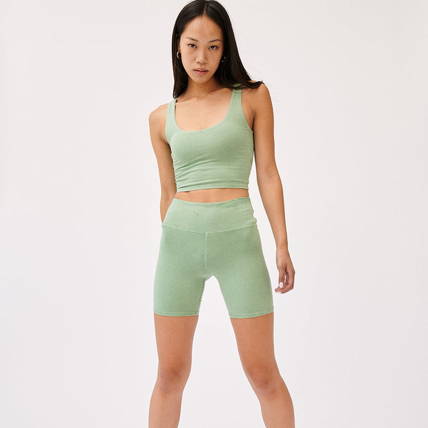 Fitted Crop Top | Vege Dye