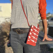 Sustainable Phone Case Wallet Fox Print