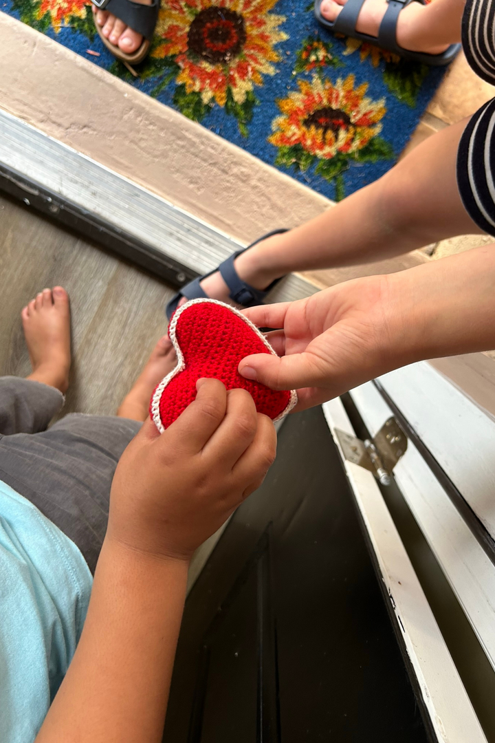 Keep One, Give One Knit Hearts