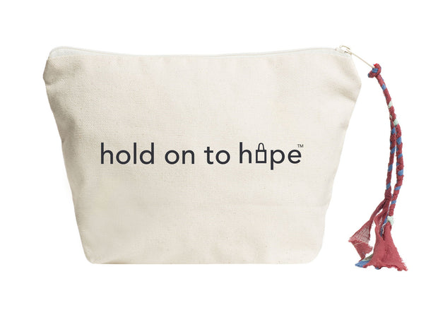 Hold On To Hope (Black) | Pouch