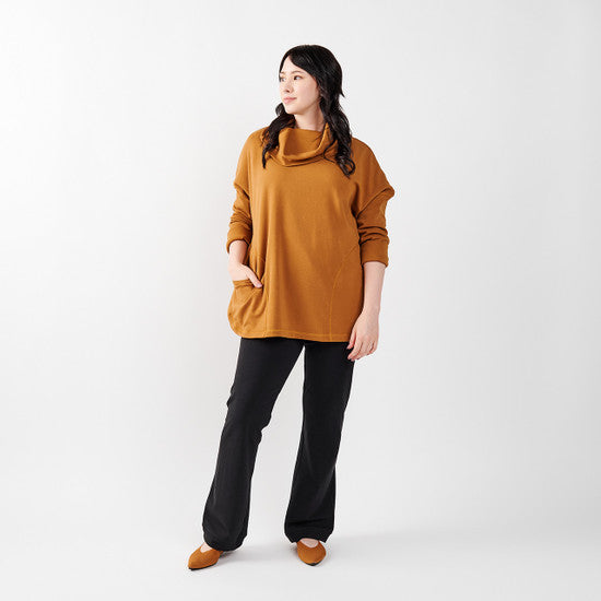 Organic Cotton - One-Size Pullover Pocket Poncho