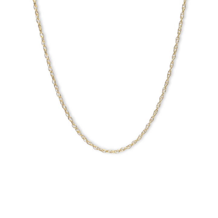 Gold Rope Chain Necklace