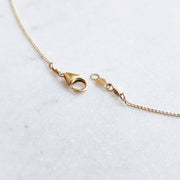 Gold Tag Necklace