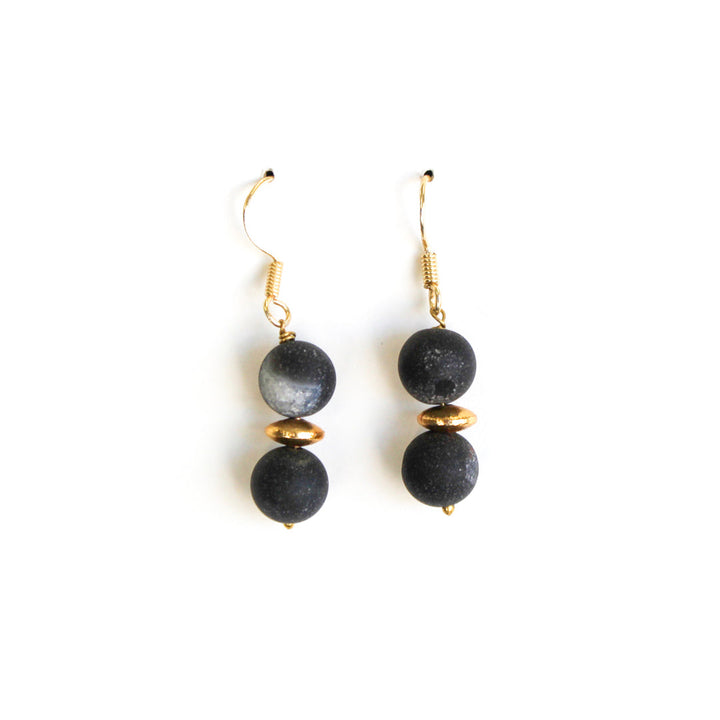 Simple Agate Diffusing Earrings | Aromatherapy Earrings