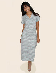 Gwendolyn Organic Jersey Wrap Dress