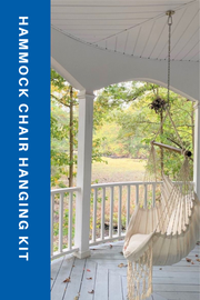 Indoor Hammock Swing Chair Hanging Kit: CONCRETE Ceiling mount