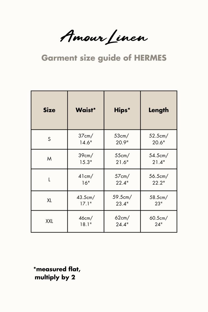 Classic linen shorts HERMES