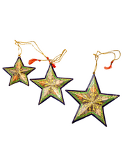 Hand Painted Star Ornaments