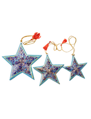 Hand Painted Star Ornaments