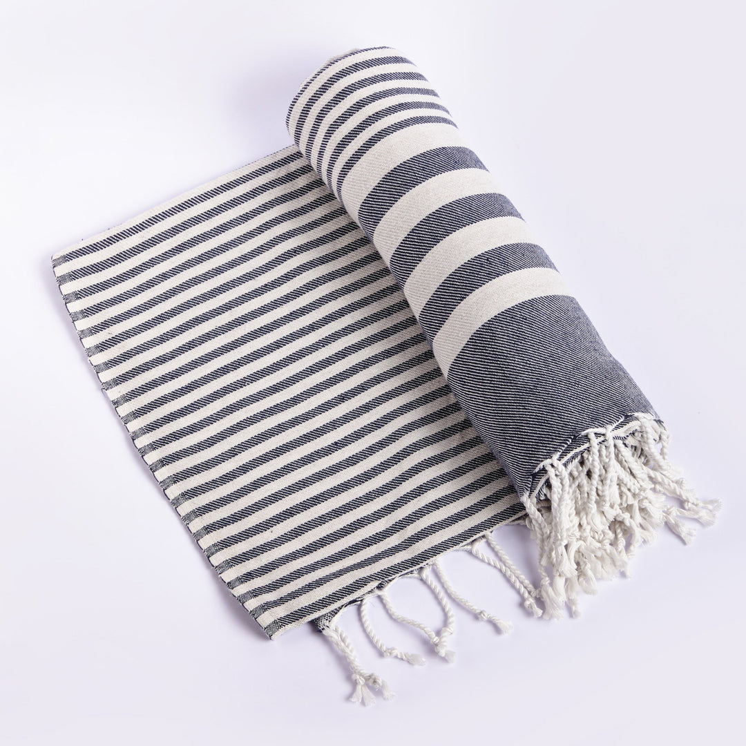 Fethiye Blanket Throw - Blue