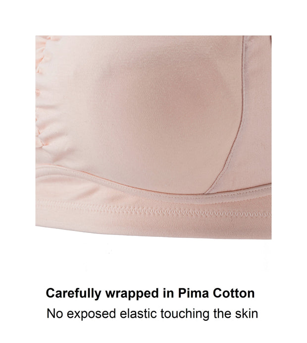 Ornate- Comfort Silk & Cotton Non Wired Bra